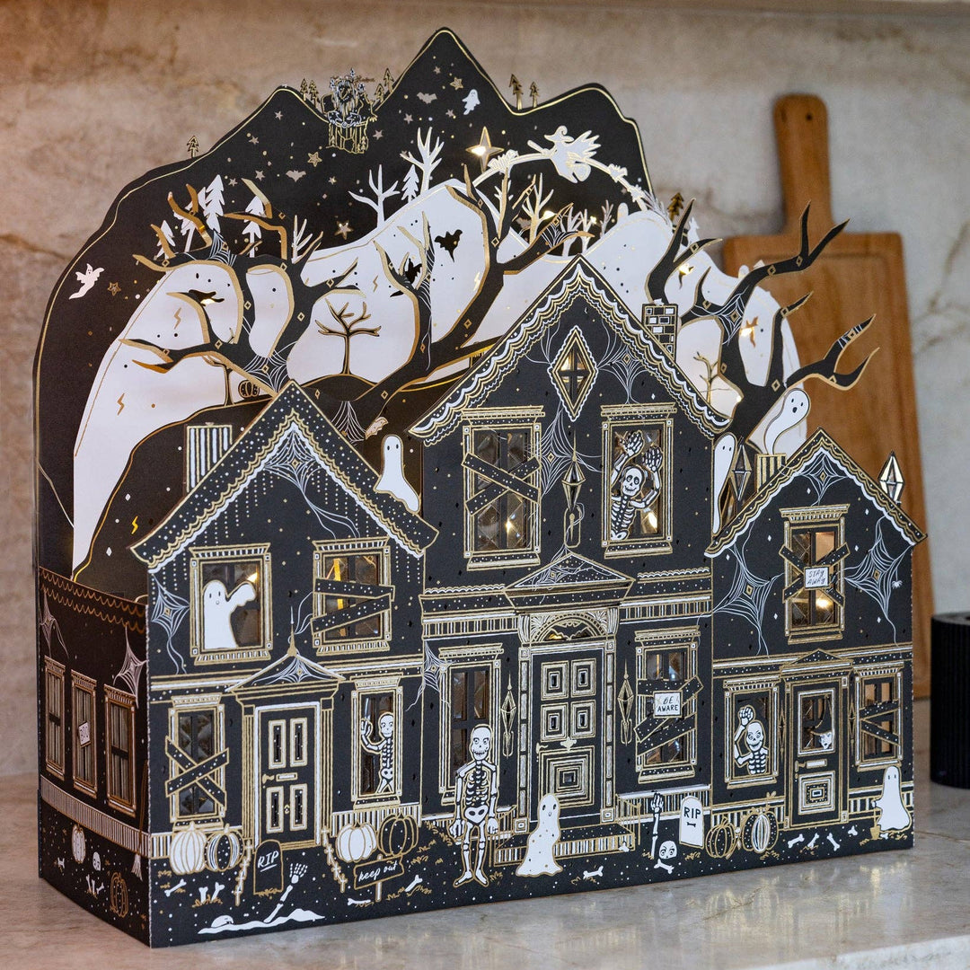 Haunted House Halloween Village Decoration
