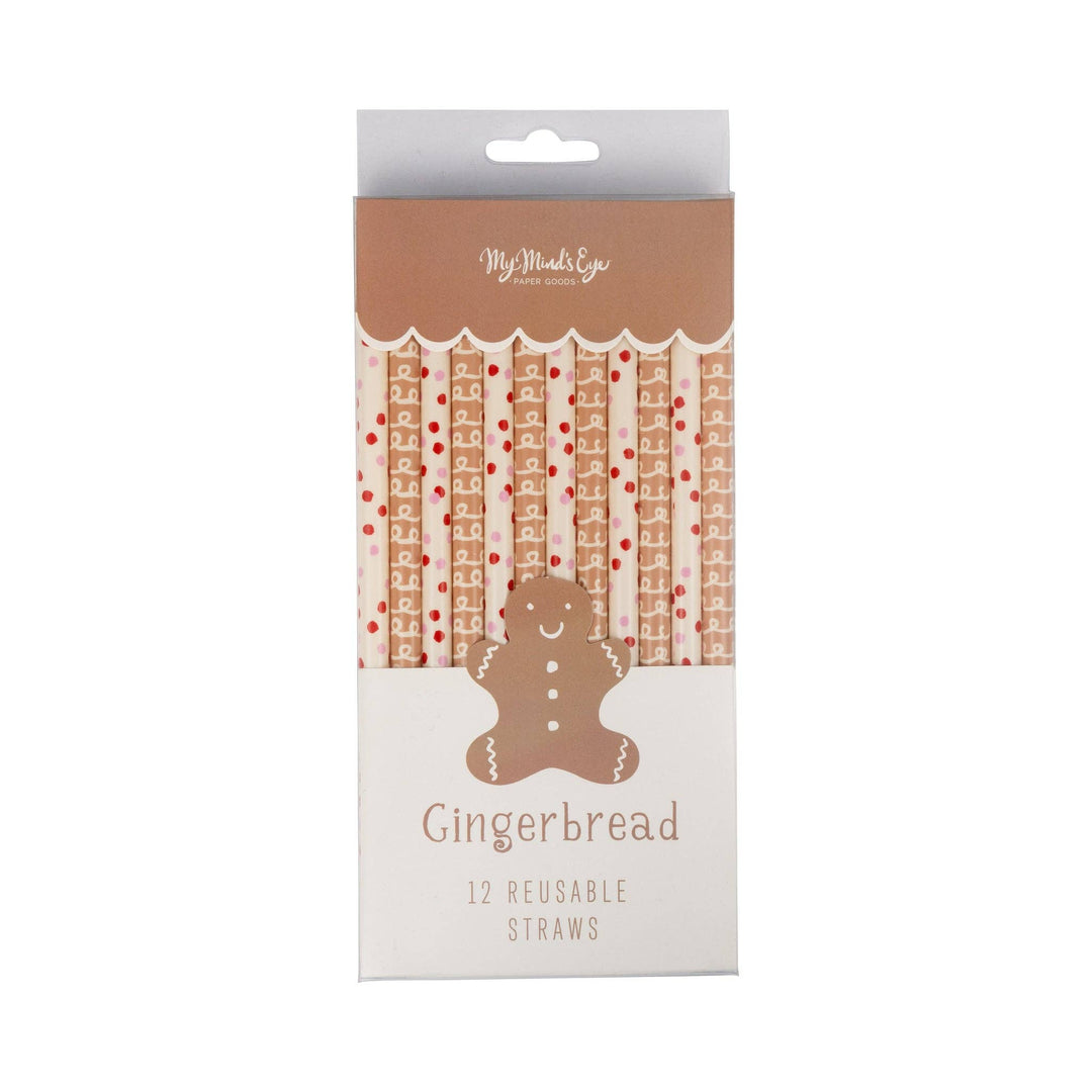 GBD1214 - Gingerbread Straws My Mind’s Eye GBD1214 - Gingerbread Straws Bonjour Fete - Party Supplies