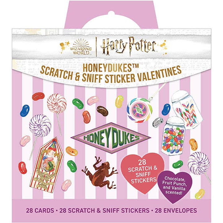 Harry Potter: Honeydukes Scratch & Sniff Sticker Valentines Insight Editions - #1 Pop Culture Publisher Harry Potter: Honeydukes Scratch & Sniff Sticker Valentines Bonjour Fete - Party Supplies