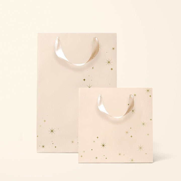 Gold Stars Gift Bag: Small Sunshine Studios Bonjour Fete - Party Supplies