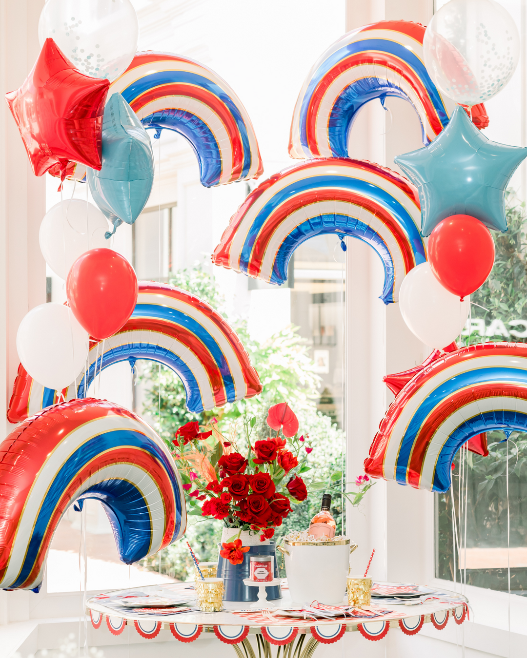 4th of july balloons 4th of july party decorations july 4th party supplies