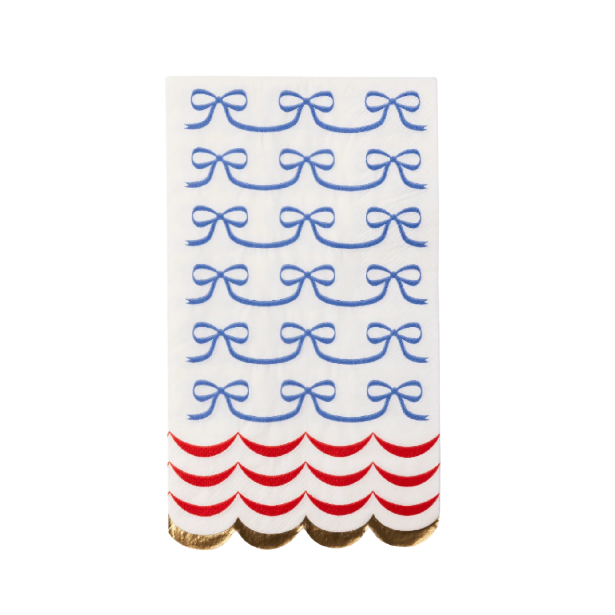 4th of July Bow Flag Guest Napkins