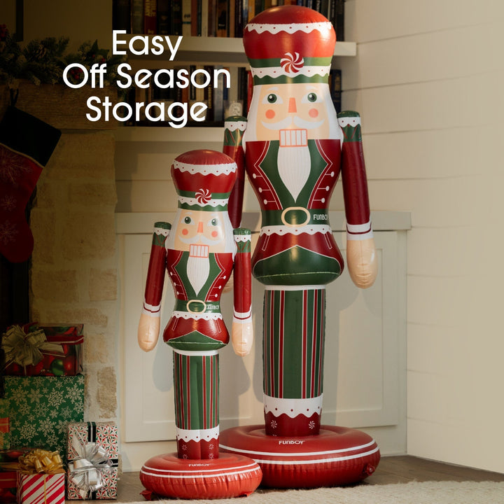 Inflatable Nutcracker Funboy Holiday Decor Inflatable Nutcracker Bonjour Fete - Party Supplies