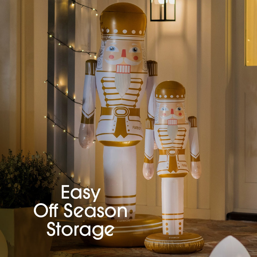 Inflatable Nutcracker Funboy Holiday Decor Inflatable Nutcracker Bonjour Fete - Party Supplies