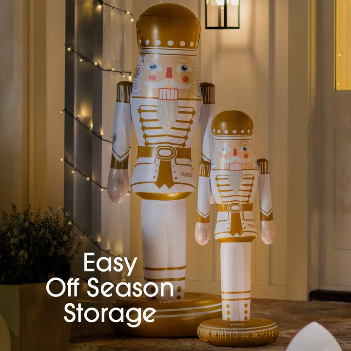 Inflatable Nutcracker Funboy Holiday Decor Inflatable Nutcracker Bonjour Fete - Party Supplies