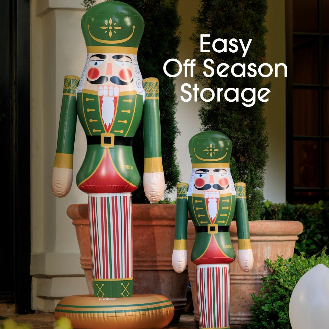 Inflatable Nutcracker Funboy Holiday Decor Inflatable Nutcracker Bonjour Fete - Party Supplies