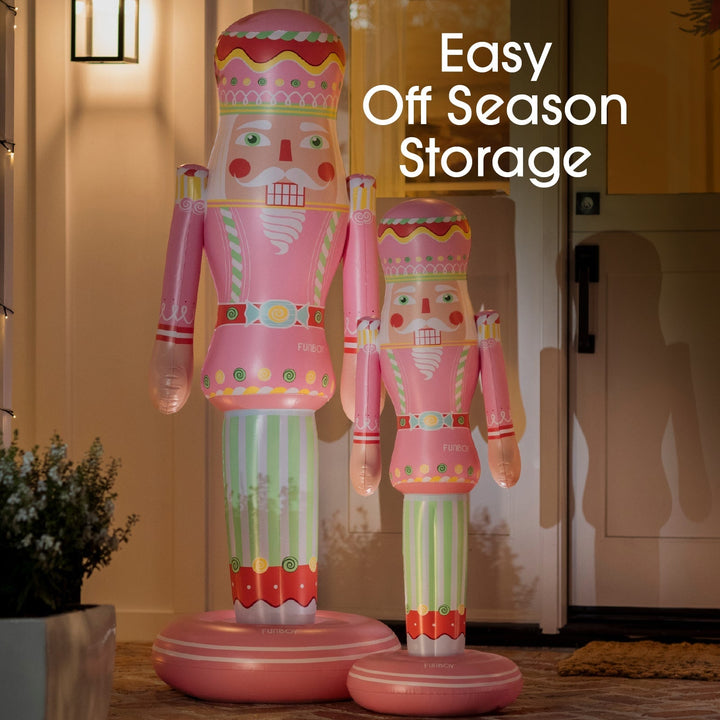 Inflatable Nutcracker Funboy Holiday Decor Inflatable Nutcracker Bonjour Fete - Party Supplies