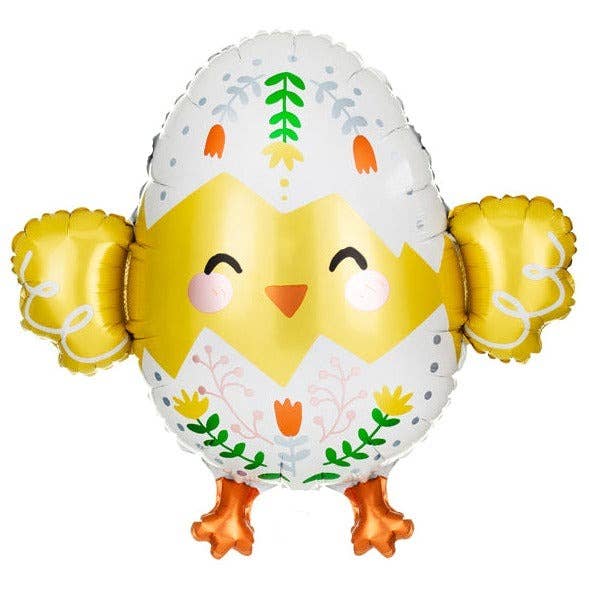 CHICK EGG FOIL BALLOON THE BALLOON HUB CHICK EGG FOIL BALLOON Bonjour Fete - Party Supplies