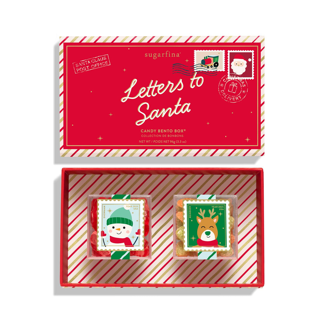 Letters to Santa 2pc Bento Box® (Holiday 2025) Sugarfina Letters to Santa 2pc Bento Box® (Holiday 2025) Bonjour Fete - Party Supplies