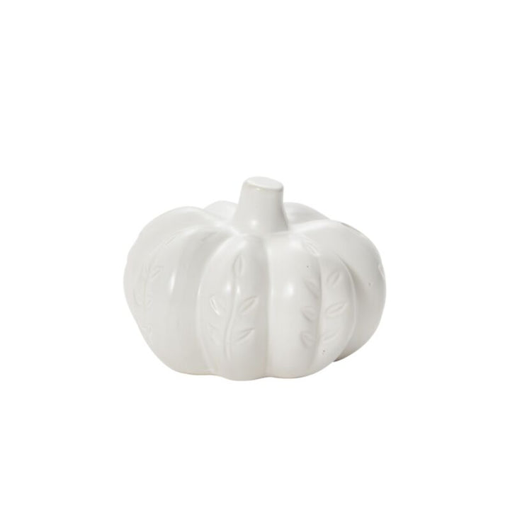 Carved Ceramic Pumpkin