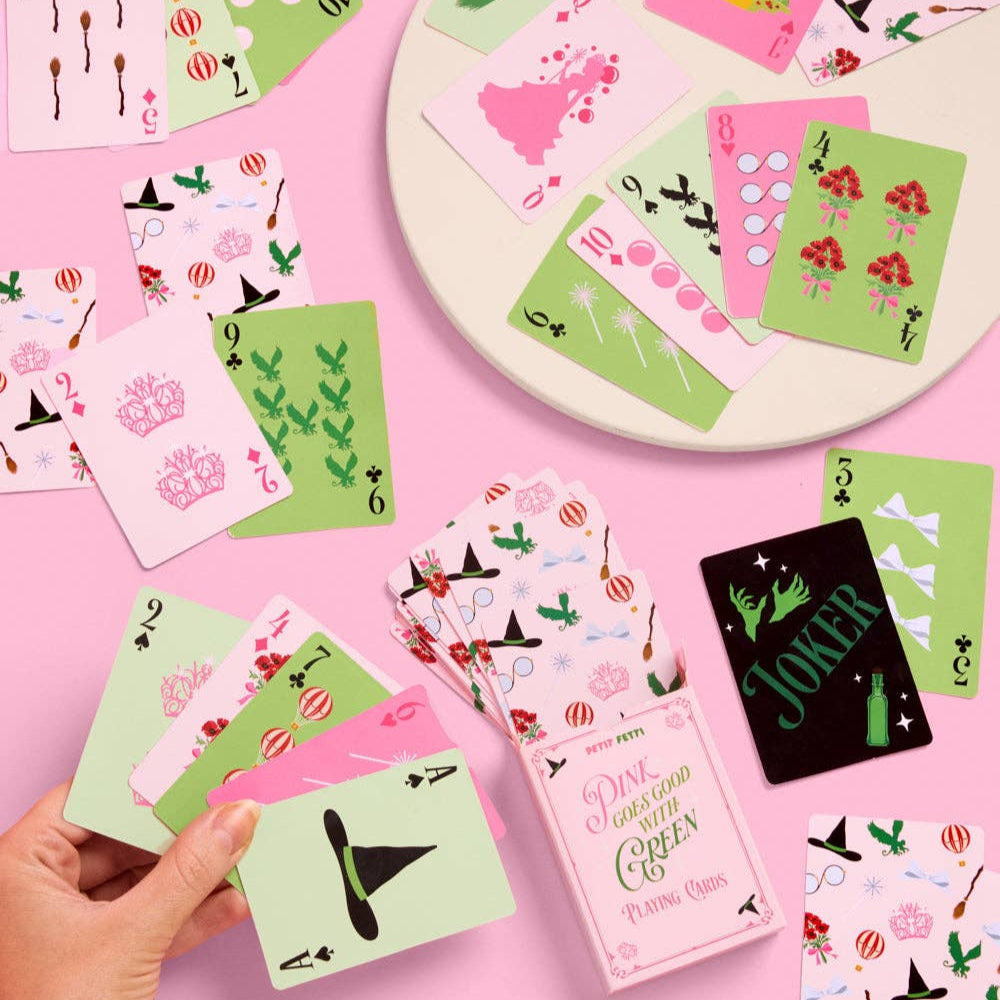 Holding Space Cards - 54 playing cards xo, Fetti Holding Space Cards - 54 playing cards Bonjour Fete - Party Supplies