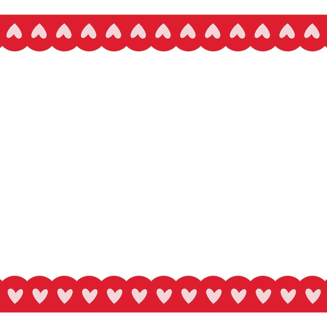 Heart Border Paper Table Runner - Thumbnail 2