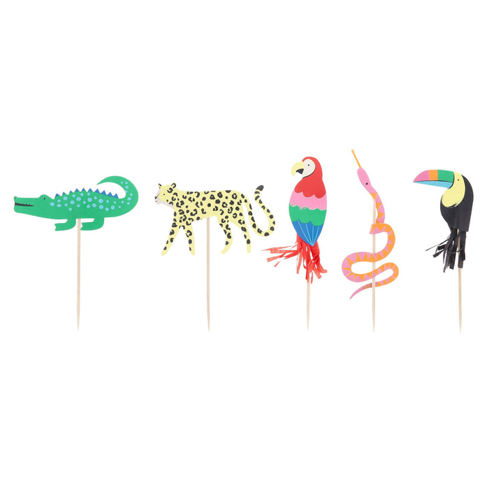 Jungle Jamboree Cupcake Kit Meri Meri Jungle Jamboree Cupcake Kit Bonjour Fete - Party Supplies