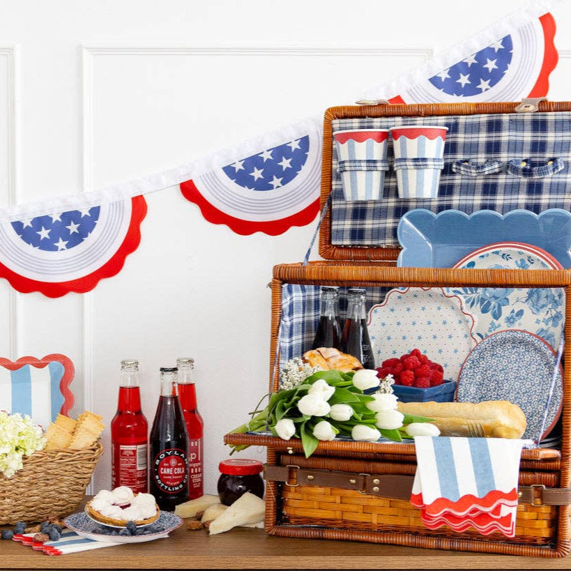 HAMPTONS BUNTING OUTDOOR BANNER My Mind’s Eye 4th of July HAMPTONS BUNTING OUTDOOR BANNER Bonjour Fete - Party Supplies