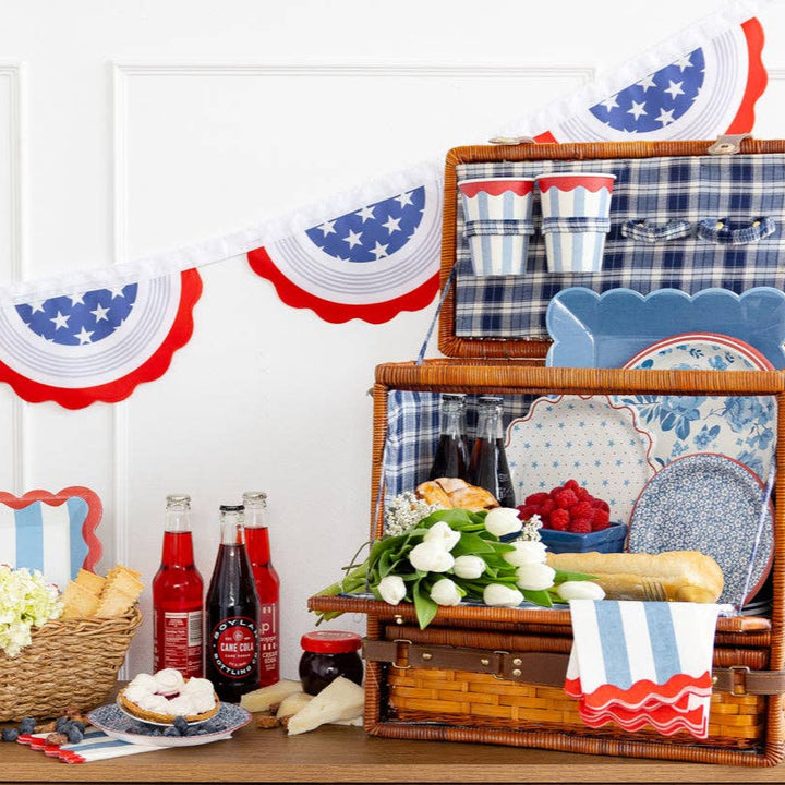HAMPTONS BUNTING OUTDOOR BANNER My Mind’s Eye 4th of July HAMPTONS BUNTING OUTDOOR BANNER Bonjour Fete - Party Supplies