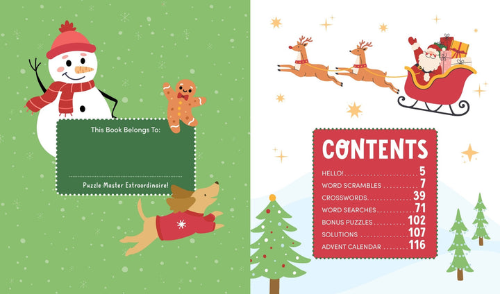 Holly Jolly Christmas Puzzle Book