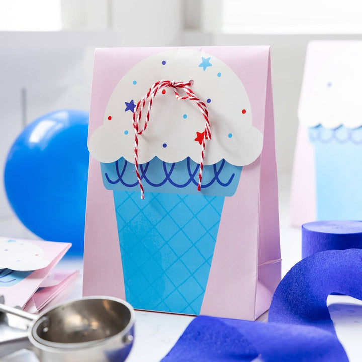 PATRIOTIC ICE CREAM PARTY FAVOR BAGS My Mind’s Eye Favor Bags & Boxes PATRIOTIC ICE CREAM PARTY FAVOR BAGS Bonjour Fete - Party Supplies