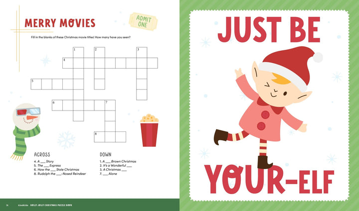 Holly Jolly Christmas Puzzle Book
