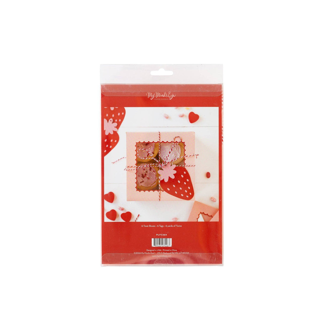 Strawberries Cookie Boxes Bonjour Fete Party Supplies Valentine's Day Party Supplies