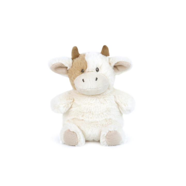 Mocha Petite Cow Stuffed Animal by Mon Ami