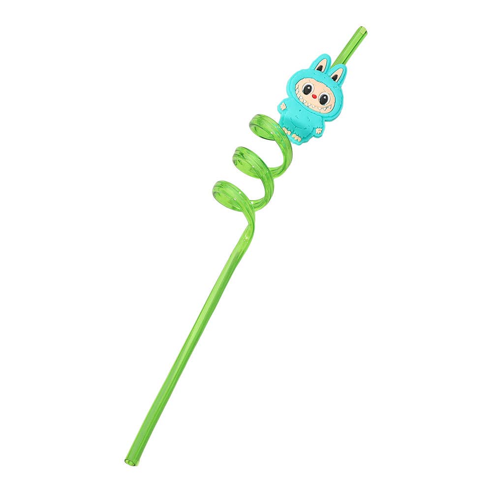 LABUBU MONSTER SILLY STRAW Sensibling Corp. Party Straws LABUBU MONSTER SILLY STRAW Bonjour Fete - Party Supplies