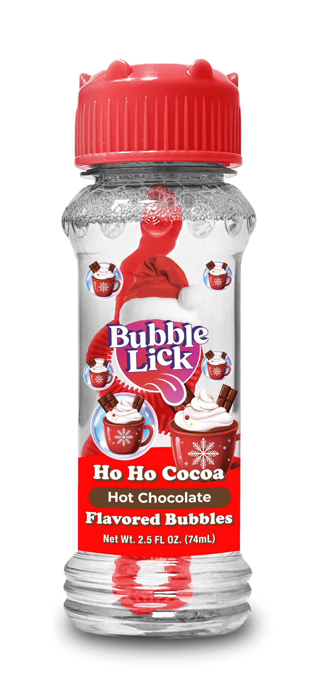 BubbleLick Holiday Edition Flavored Bubbles, Christmas Toysmith BubbleLick Holiday Edition Flavored Bubbles, Christmas Bonjour Fete - Party Supplies