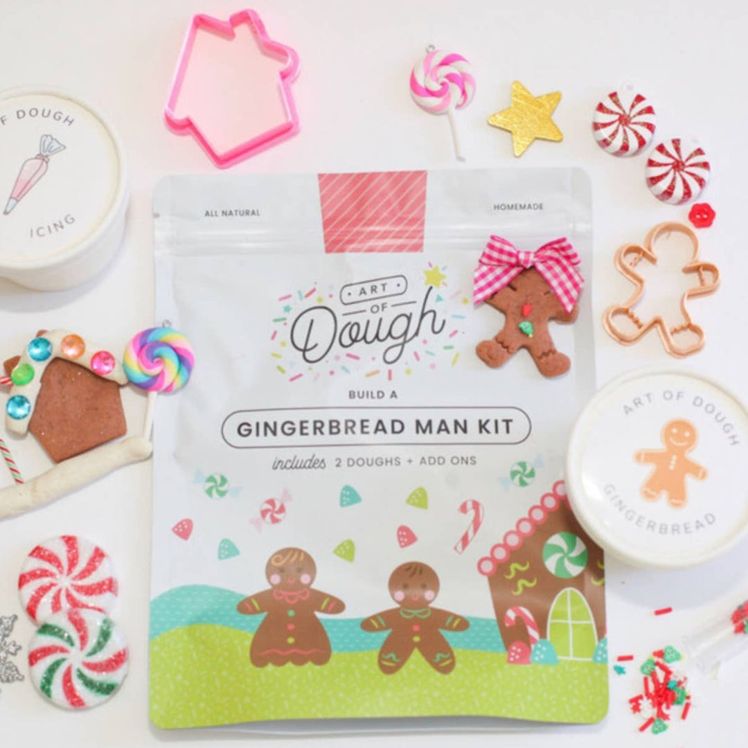 Gingerbread Baking Dough Kit Bonjour Fete Party Supplies Holiday Games & Crafts