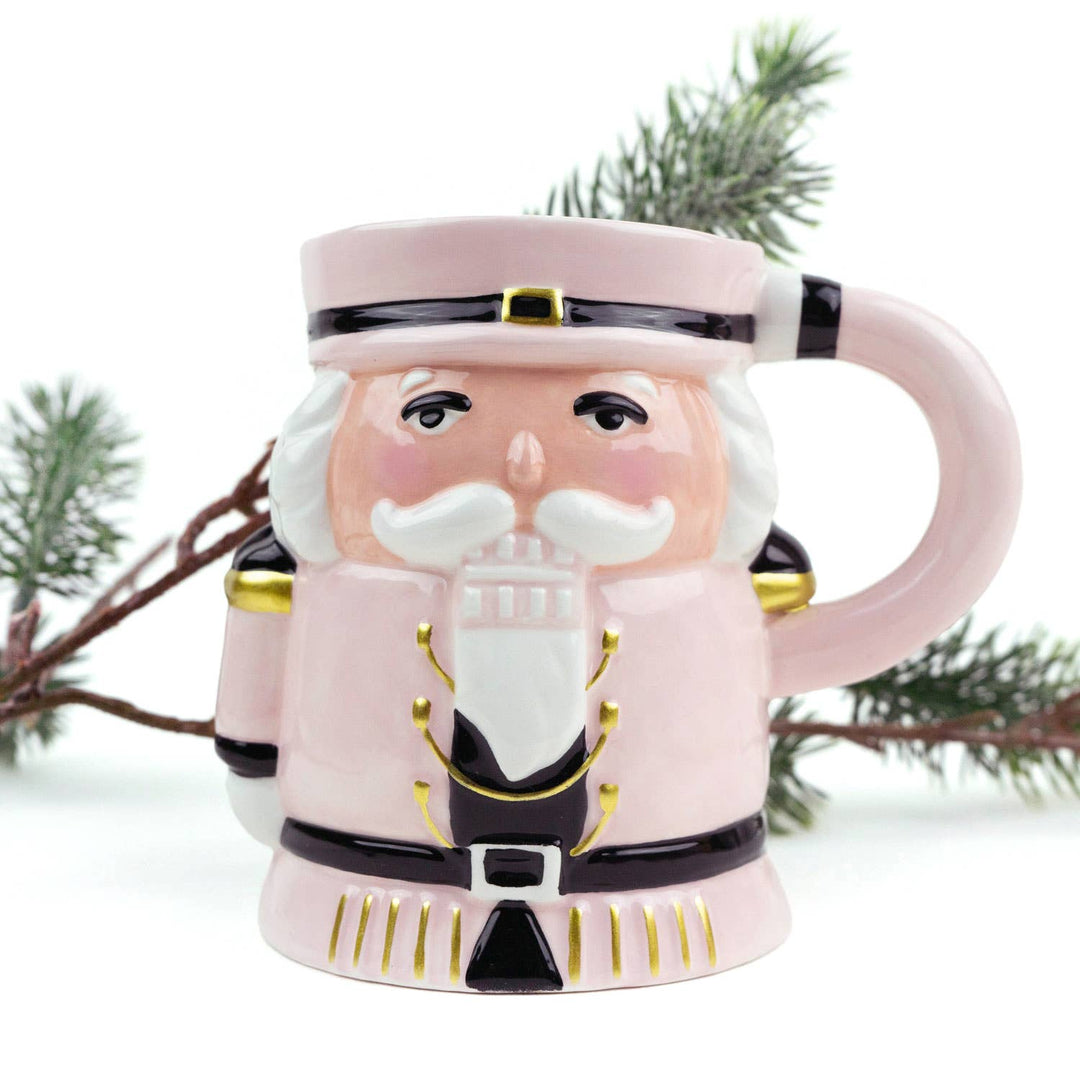 Pink Nutcracker Coffee Mug 8 Oak Lane Bonjour Fete - Party Supplies