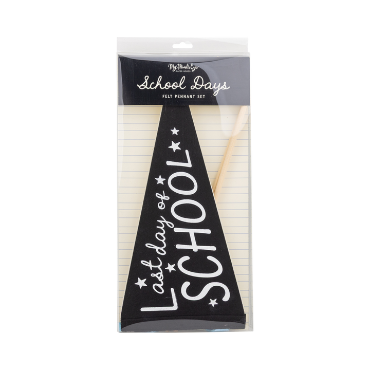 1st and Last Day Felt Pennant Set