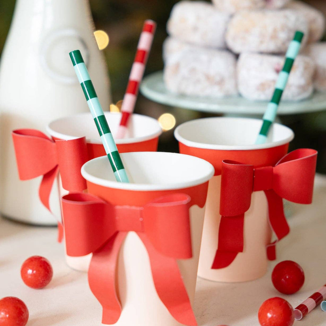 MJY1215 - Red and Pink & Green and Mint Straw Set My Mind’s Eye MJY1215 - Red and Pink & Green and Mint Straw Set Bonjour Fete - Party Supplies