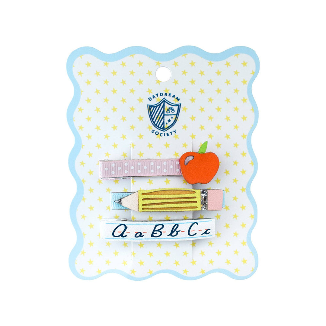 Smarty Pants ABC Hair Bar Clip Set Jollity & Co. + Daydream Society Smarty Pants ABC Hair Bar Clip Set Bonjour Fete - Party Supplies