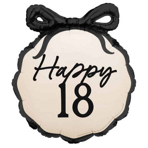 Happy Birthday 18 Milestone Foil Balloon