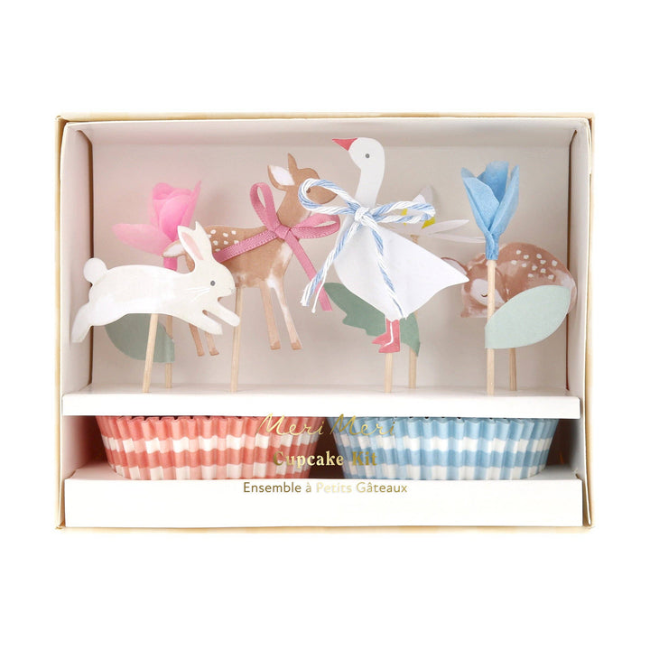 Little Animals Cupcake Kit Meri Meri Little Animals Cupcake Kit Bonjour Fete - Party Supplies