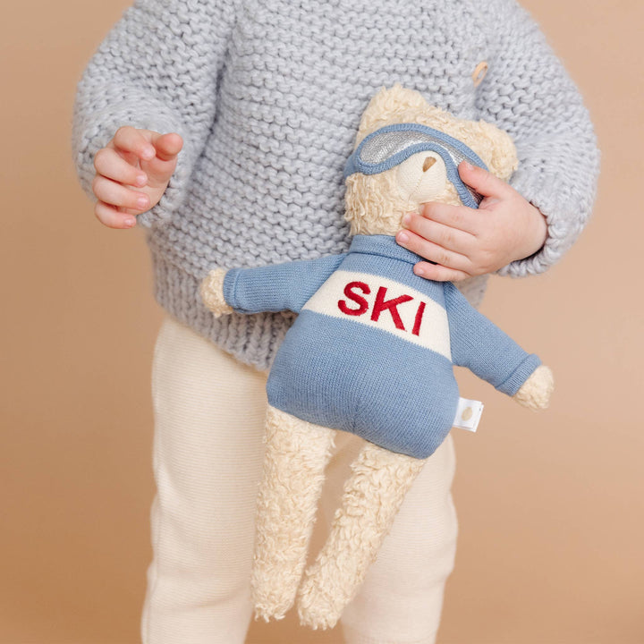Plush Bear Ski Baby Kids Toy Animal Gift Winter Sport Snow The Blueberry Hill Plush Bear Ski Baby Kids Toy Animal Gift Winter Sport Snow Bonjour Fete - Party Supplies