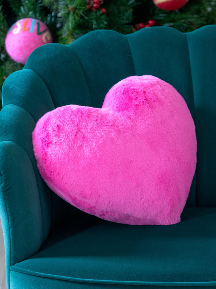Shiraleah Jovi Heart Pillow