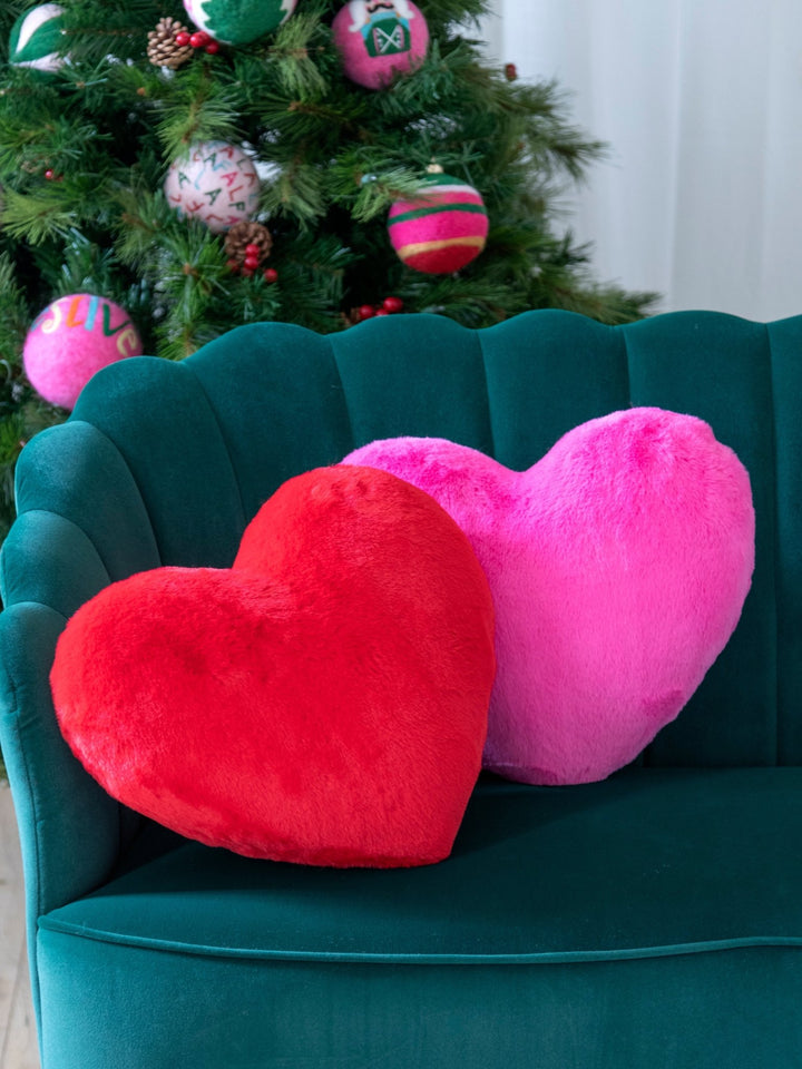 Shiraleah Jovi Heart Pillow