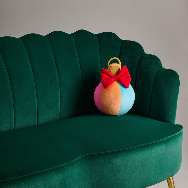 Shiraleah Assorted Set of 3 Festive Bauble Pillows, Multi Shiraleah Retail Décor Shiraleah Assorted Set of 3 Festive Bauble Pillows, Multi Bonjour Fete - Party Supplies