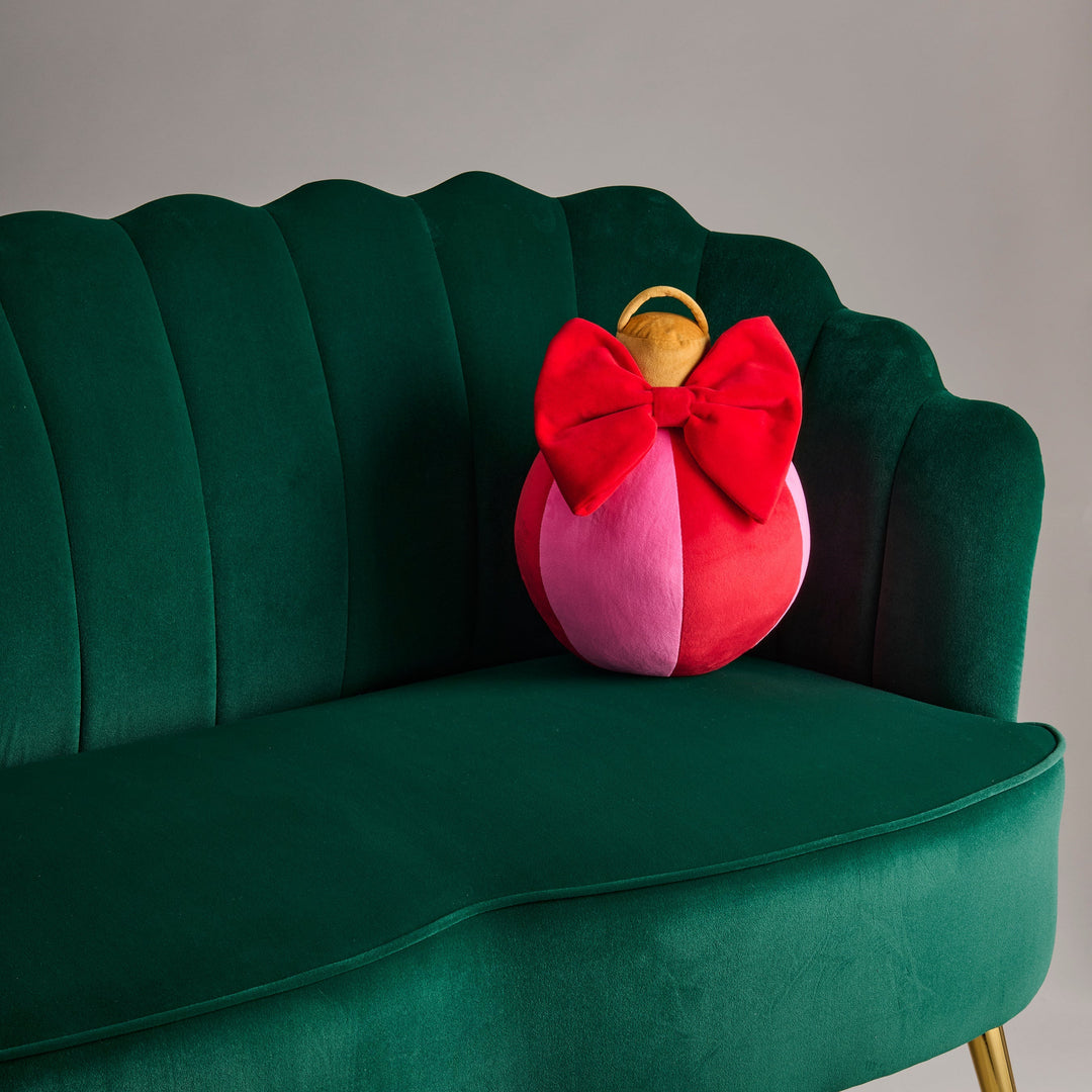 Shiraleah Assorted Set of 3 Festive Bauble Pillows, Multi Shiraleah Retail Décor Shiraleah Assorted Set of 3 Festive Bauble Pillows, Multi Bonjour Fete - Party Supplies