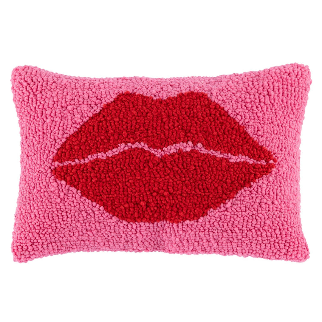 Shiraleah Lips Pillow, Pink Shiraleah Retail Décor Shiraleah Lips Pillow, Pink Bonjour Fete - Party Supplies