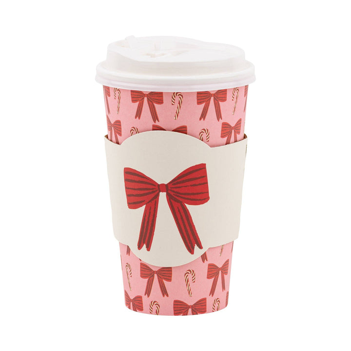 PLTG678J - Bows and Canes To Go Cups My Mind’s Eye PLTG678J - Bows and Canes To Go Cups Bonjour Fete - Party Supplies