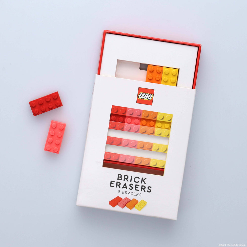 LEGO Brick Erasers (Multicolor) Chronicle Books LEGO Brick Erasers (Multicolor) Bonjour Fete - Party Supplies