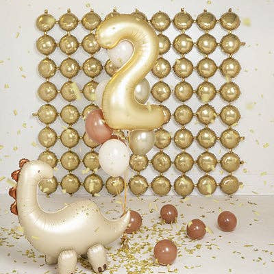 Standing Luxury Brontosaurus Foil Balloon