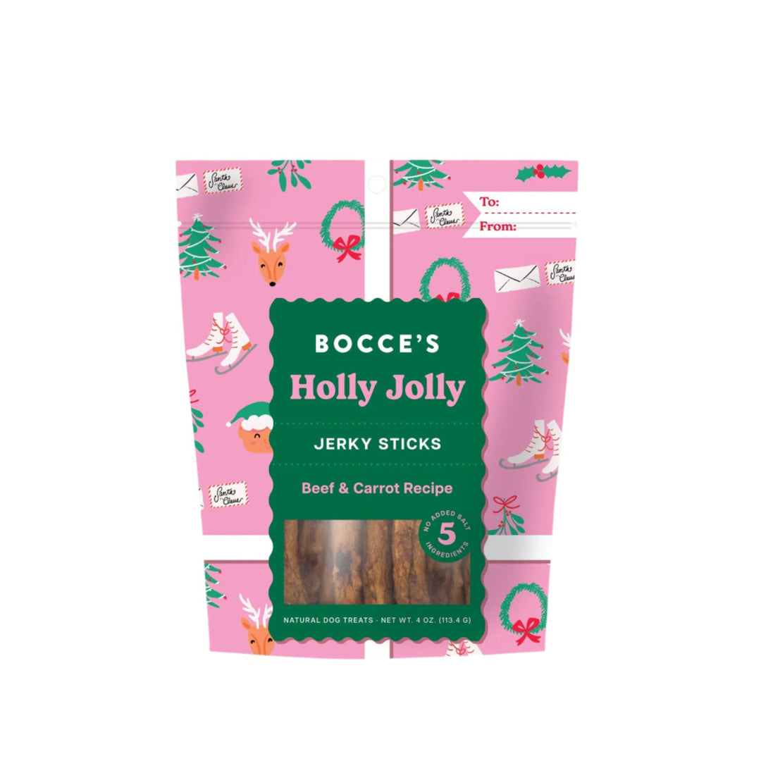 Holly Jolly Jerky Sticks Bocce's Bakery Bonjour Fete - Party Supplies