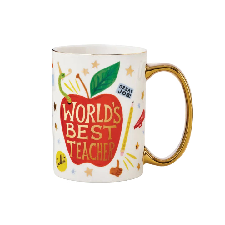 World's Best Teacher Porcelain Mug