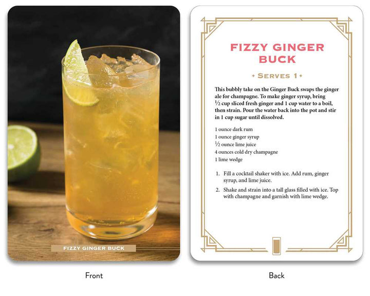 Bubbly Cocktail Cards A–Z by Adams Media: Flashcards; 80 pages / English Simon & Schuster Bubbly Cocktail Cards A–Z by Adams Media: Flashcards; 80 pages / English Bonjour Fete - Party Supplies