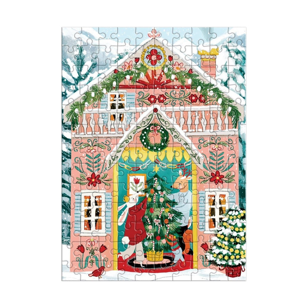Swiss Chalet Puzzle Ornament