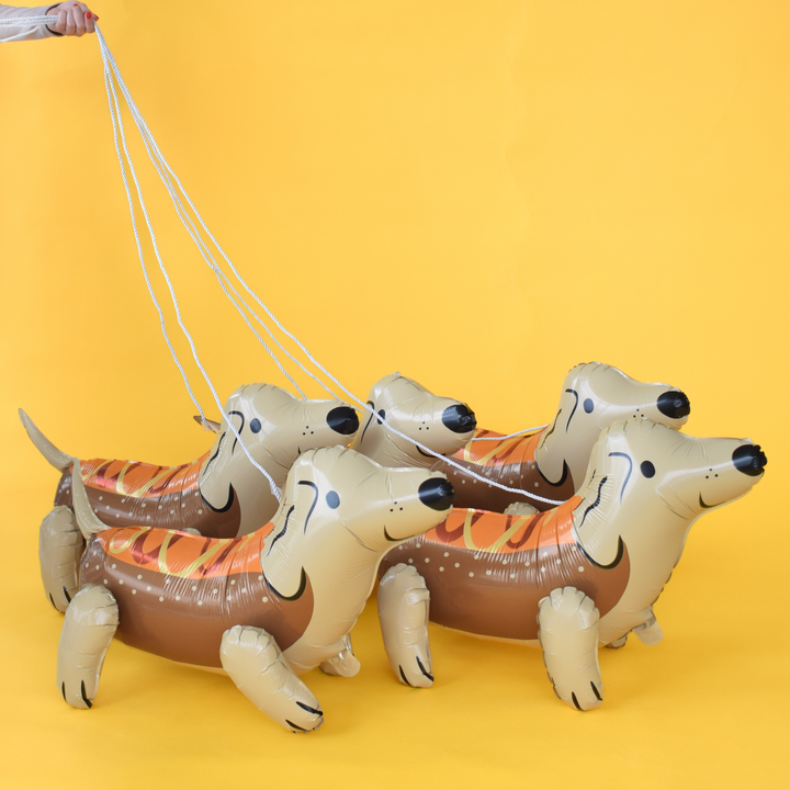 Trick or Treat Street Hot Dog Dachshund Mylar Balloon Jollity & Co. + Daydream Society Trick or Treat Street Hot Dog Dachshund Mylar Balloon Bonjour Fete - Party Supplies