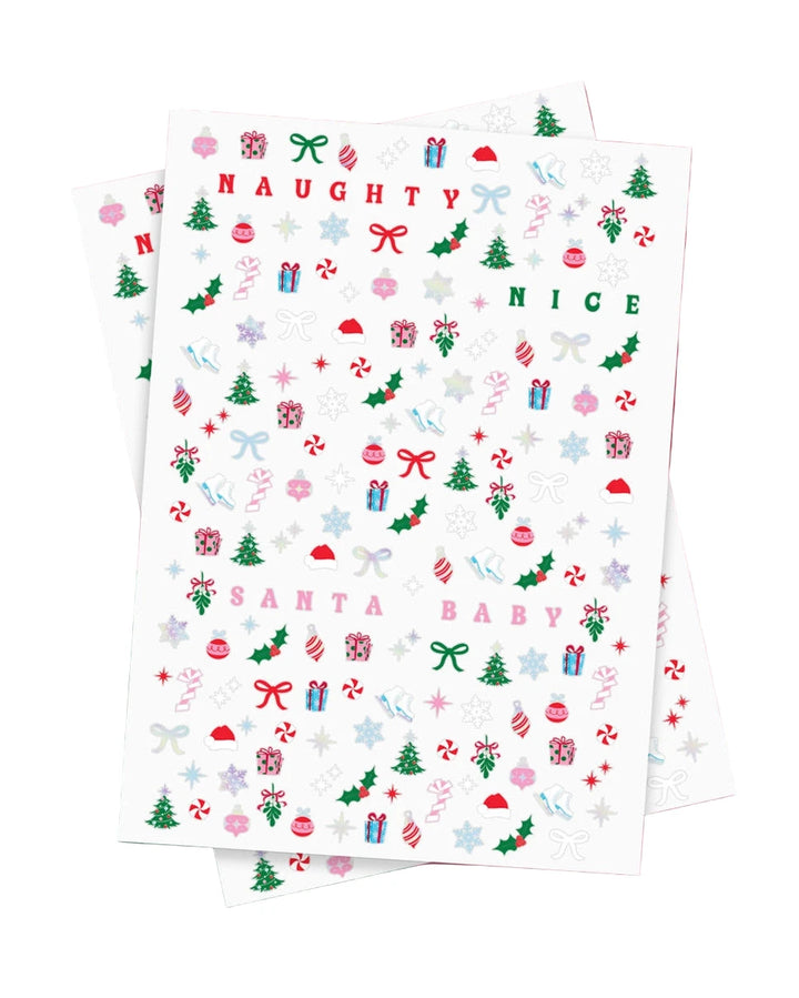 SANTA BABY NAIL STICKERS xo, Fetti Stickers & Temporary Tattoos SANTA BABY NAIL STICKERS Bonjour Fete - Party Supplies