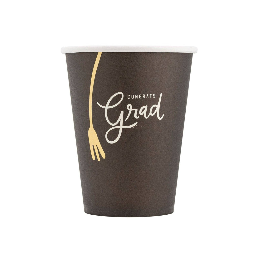 Congrats Grad Paper Party Cups Bonjour Fete Party Supplies Graduation