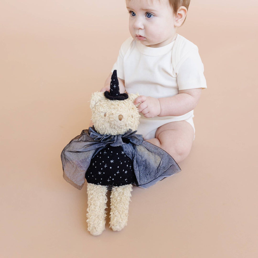 Plush Witch Bear Toy Baby Kid Stuffed Animal Halloween Magic The Blueberry Hill Plush Witch Bear Toy Baby Kid Stuffed Animal Halloween Magic Bonjour Fete - Party Supplies